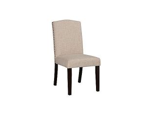Boraam Parson Dining Chair In White Sand [Set of 2]