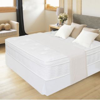 OrthoTherapy 12 Euro Box Top Spring Mattress and Steel Foundation Set