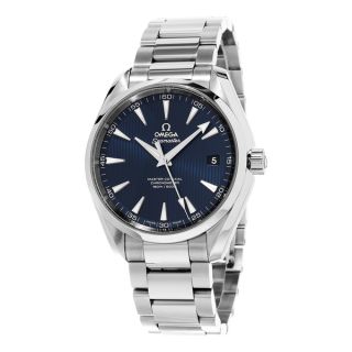 Omega Mens 231.10.42.21.03.003 Seamaster 300 Blue Dial Stainless