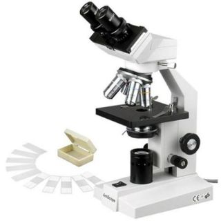 AmScope 40x 1000x Binocular Biological Microscope