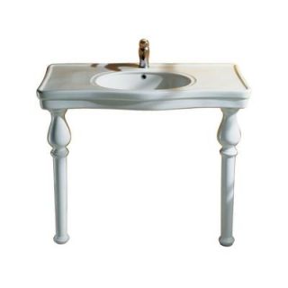 Barclay Products Milano Deluxe Console Table in White 971 WH