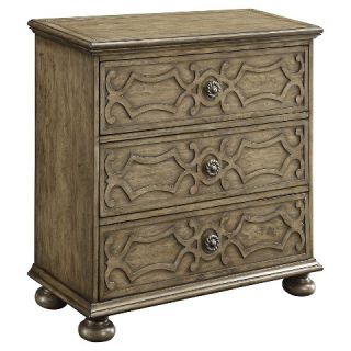 Storage Cabinet Three Drawer Natural  Christopher Knight Home
