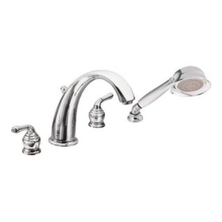 Monticello Cathedral High Arc Double Handle Roman Tub Faucet with