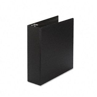 Avery Durable Binder with Slant Rings, 11 x 8 1/2, 3, Black   Office