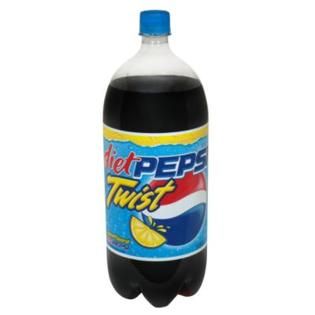 Diet Pepsi Twist Cola, Diet, 67.6 oz (2 lt) 2.1 qt   Food & Grocery