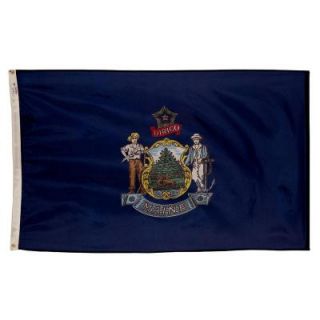 Valley Forge Flag 3 ft. x 5 ft. Nylon Maine State Flag ME3