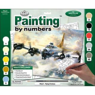 Royal Brush 638706 Adult Large Paint By Number Kit Flying Fortress