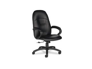 Rosewill High Back Leather Executive Chair   Black (RFFC 11001)