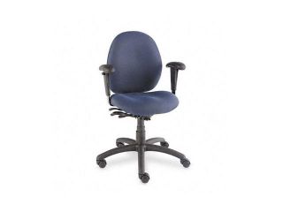 Global 31413BKPB08 Malaga Low Back Multi Tilter Swivel Chair, Acrylic/Polyester, Ocean