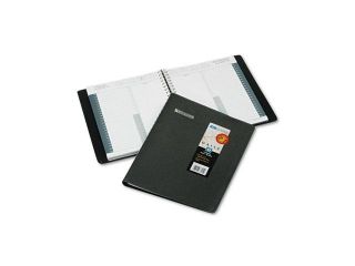 AT A GLANCE 70 214 05 Recycled 24 Hour Daily Appointment Book, 8 1/2 x 11, Black