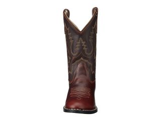 Old West Kids Boots Round Toe Western Boot (Toddler/Little Kid) Oiled Rust