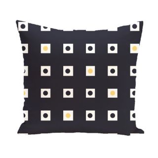 Hip To Be Square Geometric Print Outdoor Pillow