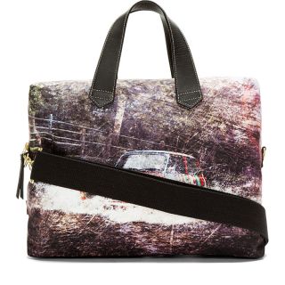 bag base purple textile lining tonal stitching approx 17 length x 14