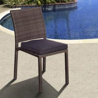 Atlantic Liberty All Weather Wicker Patio Dining Side Chair   Set of 4