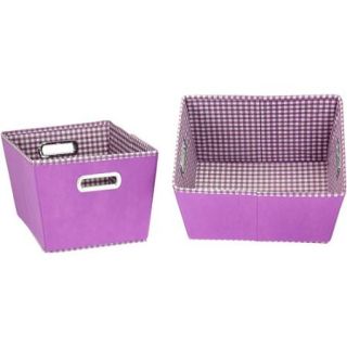 Household Essentials Small Tapered Bins, 2 Pack
