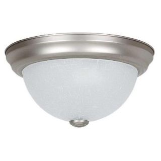 Sunset Lighting Bohanon 2 Light Satin Nickel Flushmount F7177 62