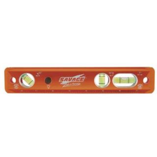 Savage 9 in. Lightning Lighted Magnetic Torpedo Level TLL049M
