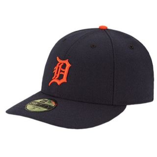 New Era MLB 59Fifty Low Profile Authentic Cap   Mens   Baseball   Accessories   Detroit Tigers   Navy/Orange