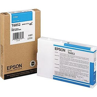 Epson 605 110ml Cyan UltraChrome Ink Cartridge (T605200)