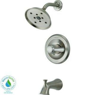 Delta Lahara H2Okinetic Single Handle 1 Spray Tub and Shower Faucet in Stainless 144938 SSH2O