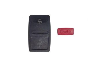 SMART KEY KEYLESS ENTRY REMOTE BUTTON PAD 2 BUTTON PAD & RED PANIC BUTTON For Audi and Volkswagen HLO1K0959753 P, KR55WK45022 , 5K0837202A,NBG 92596263 , 2005 DJ0463 , NBG010180T, 1JO 959 7,VOLKSWAGON