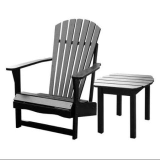 2 Pc Adirondack Chair & Table Set