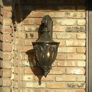 Melissa Tuscany 3 Light Wall Lantern; Old Iron