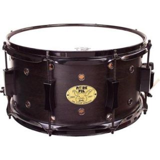 Pork Pie Little Squealer Snare Drum Satin Black Ebony 7 x 13 in.