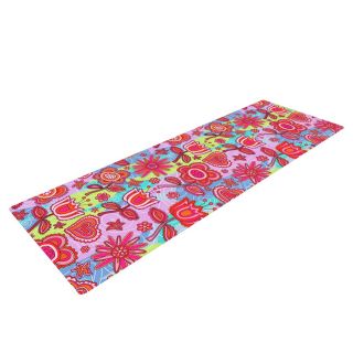 My Folk Flowers by Julia Grifol Yoga Mat by KESS InHouse