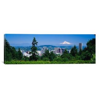 iCanvas Panoramic Mt Hood Portland, Oregon Photographic Print on Canvas