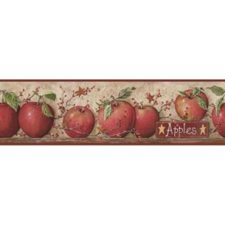 York Wallcoverings 6 in. Apple Border CB5559BD