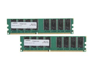 Mushkin Enhanced Essentials 1GB 184 Pin DDR SDRAM DDR 333 (PC 2700) Desktop Memory Model 990980