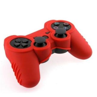 Insten Silicone Skin Case For Sony PS3 Controller, Red