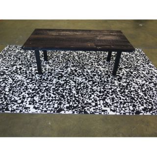 Arthouse Innovations Black and White Area Rug