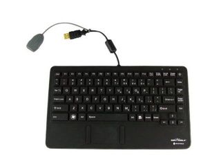 SEAL SHIELD Glow 2 S86PG2 Black 86 Normal Keys Gold plated USB Wired Mini All in One Mini Waterproof Keyboard