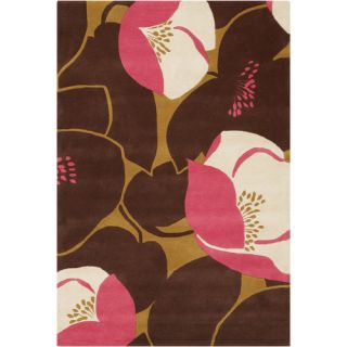 Chandra Rugs Amy Butler Field Poppy Pink Area Rug