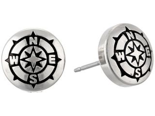 Alex And Ani Compass Sacred Studs Post Earrings Silver Plated