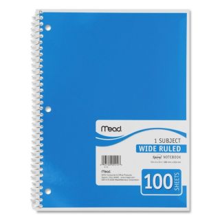 Mead White Spiral Bound Notebook (Pack of 10)   17246070  