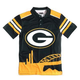 Forever Collectibles Green Bay Packers NFL Polyester Thematic Polo