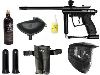 Spyder MR100 Pro Military Tactical Paintball Marker Gun   Black