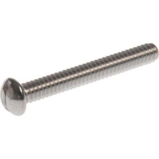 The Hillman Group 3/8 in.  16 x 2 1/2 in. Slotted Round Head Machine Screws (4 Pack) 45267