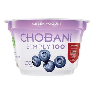 Chobani Simply 100® Blueberry Blended Non Fat Greek Yogurt 5.3oz