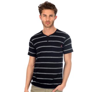 191 Unlimited Mens Striped Henley Tee  ™ Shopping   Big