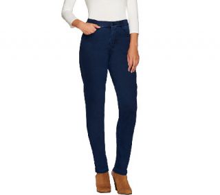 As Is Denim & Co. How Modern Petite Denim Slim Leg Jeans —