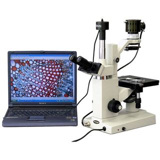 Inverted Tissue Culture Microscope 40X 640X with 5MP Digital Camera
