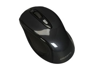GIGABYTE GM M7600 Black 4 Buttons 2.4GHz Wireless Optical 1600 dpi Notebook Mouse