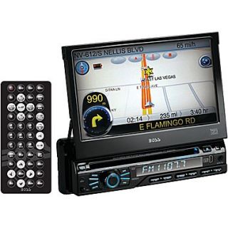Boss BV9980NV Single DIN In Dash DVD Receiver With Navigation And Bluetooth, 7