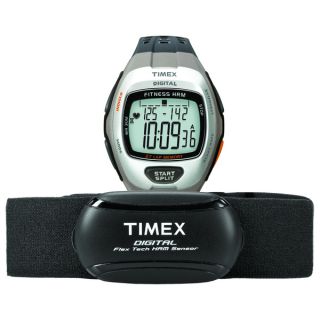 Timex Mens T5K735 Zone Trainer Heart Rate Monitor Dark Grey