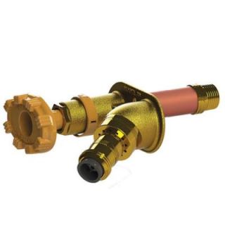 Woodford Manufacturing Company 1/2 in. x 3/4 in. Female Sweat x Female Sweat x 12 in. L Freezeless Auto Drain Sillcock with 50HA Backflow Preventer 30C 12