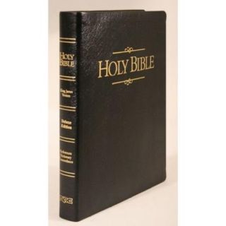 Holy Bible King James Version, Black Imitation Leather, Giant Print Deluxe